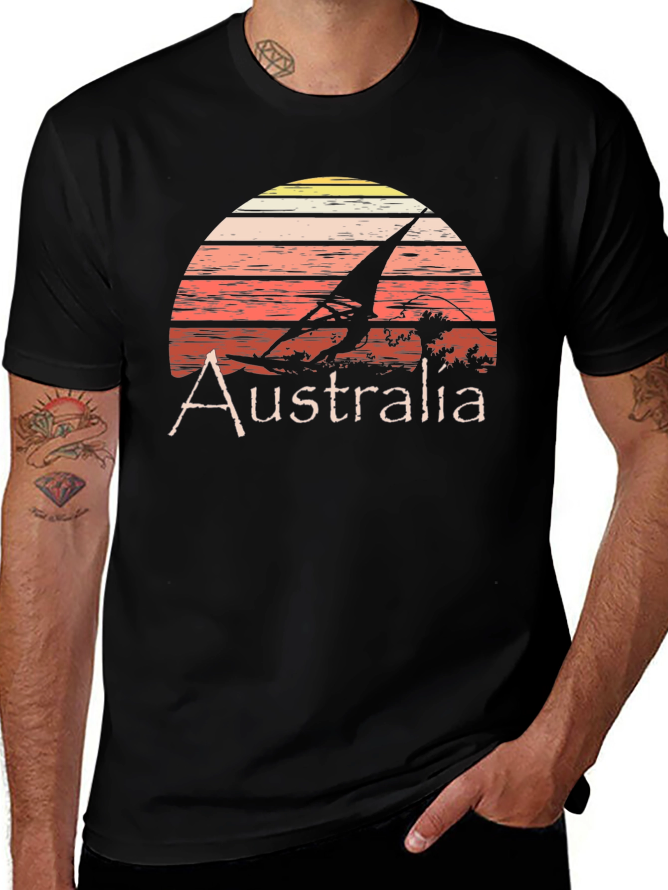 Retro Australia Sunset T-Shirt