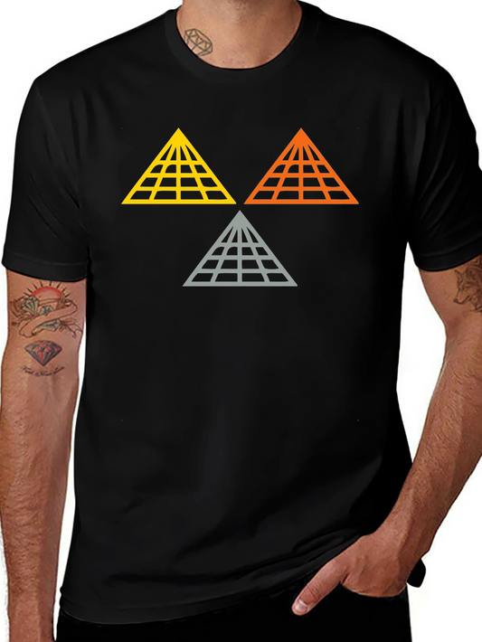 Geometric Pyramid Graphic Tee