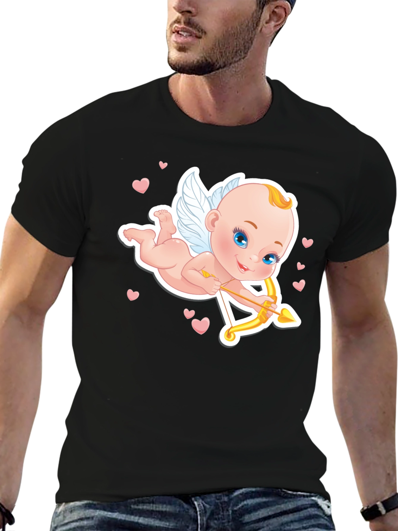 Cupid Graphic Tee - Black T-Shirt