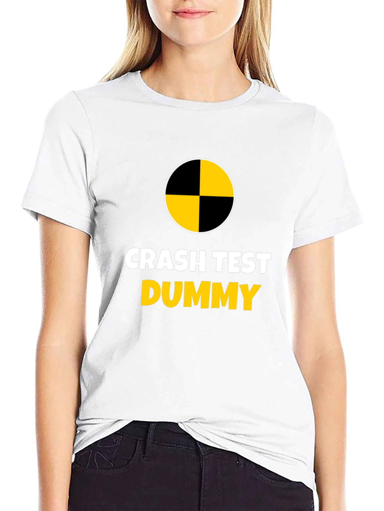 Crash Test Dummy Black Graphic Tee