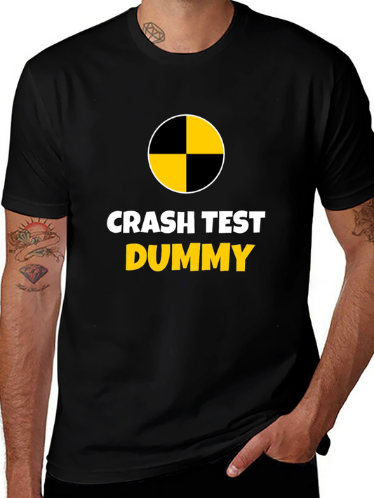 Crash Test Dummy Black Graphic Tee