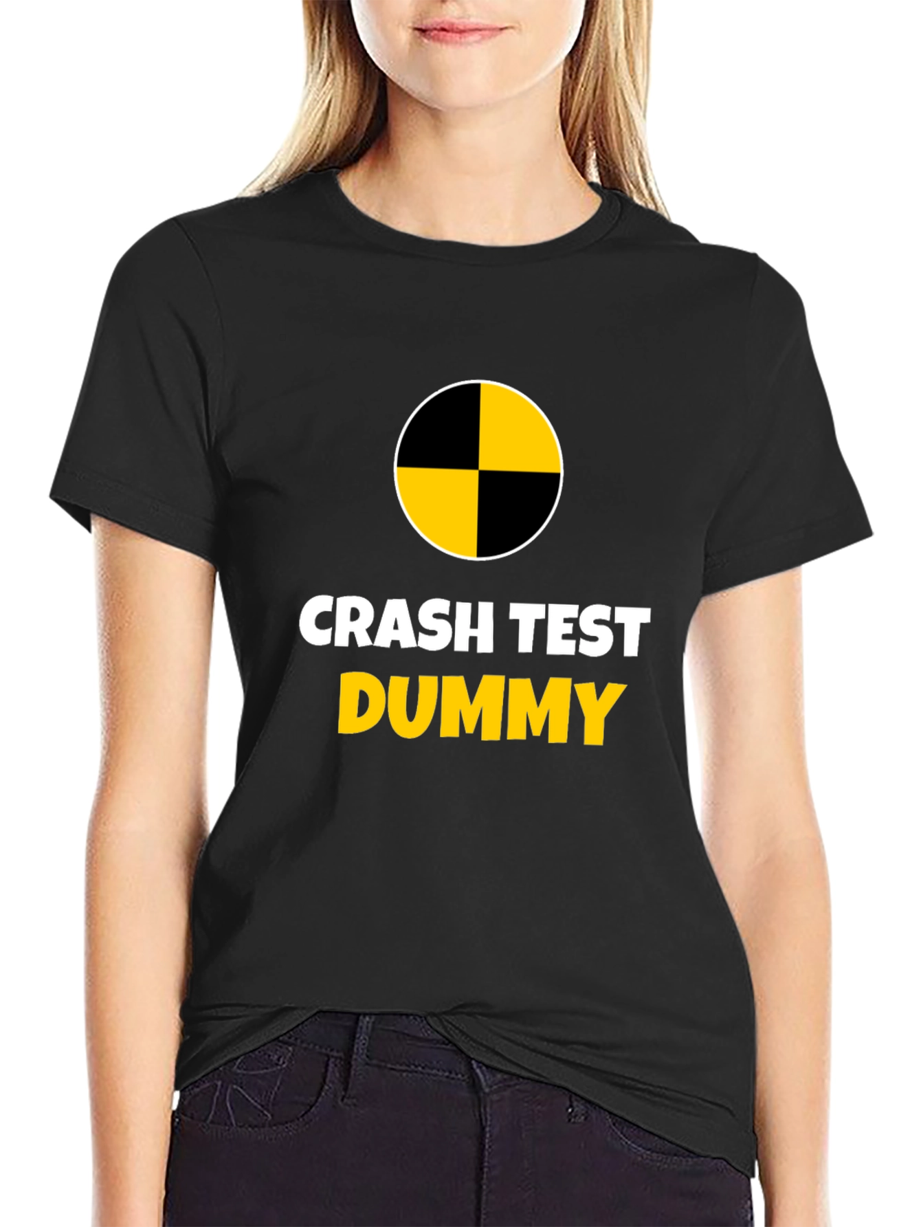 Crash Test Dummy Black Graphic Tee