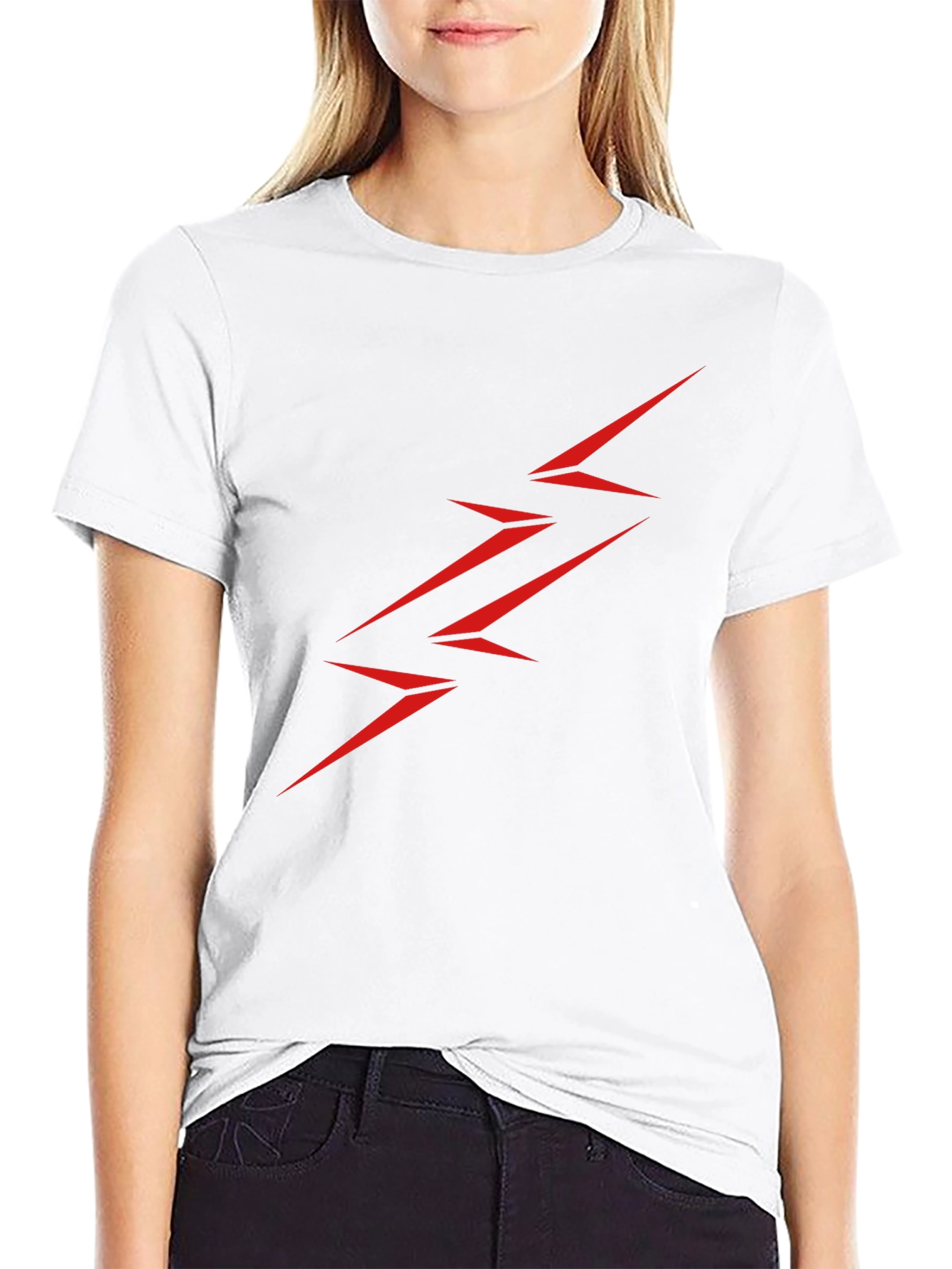 Flash Red Bolt Black Tee