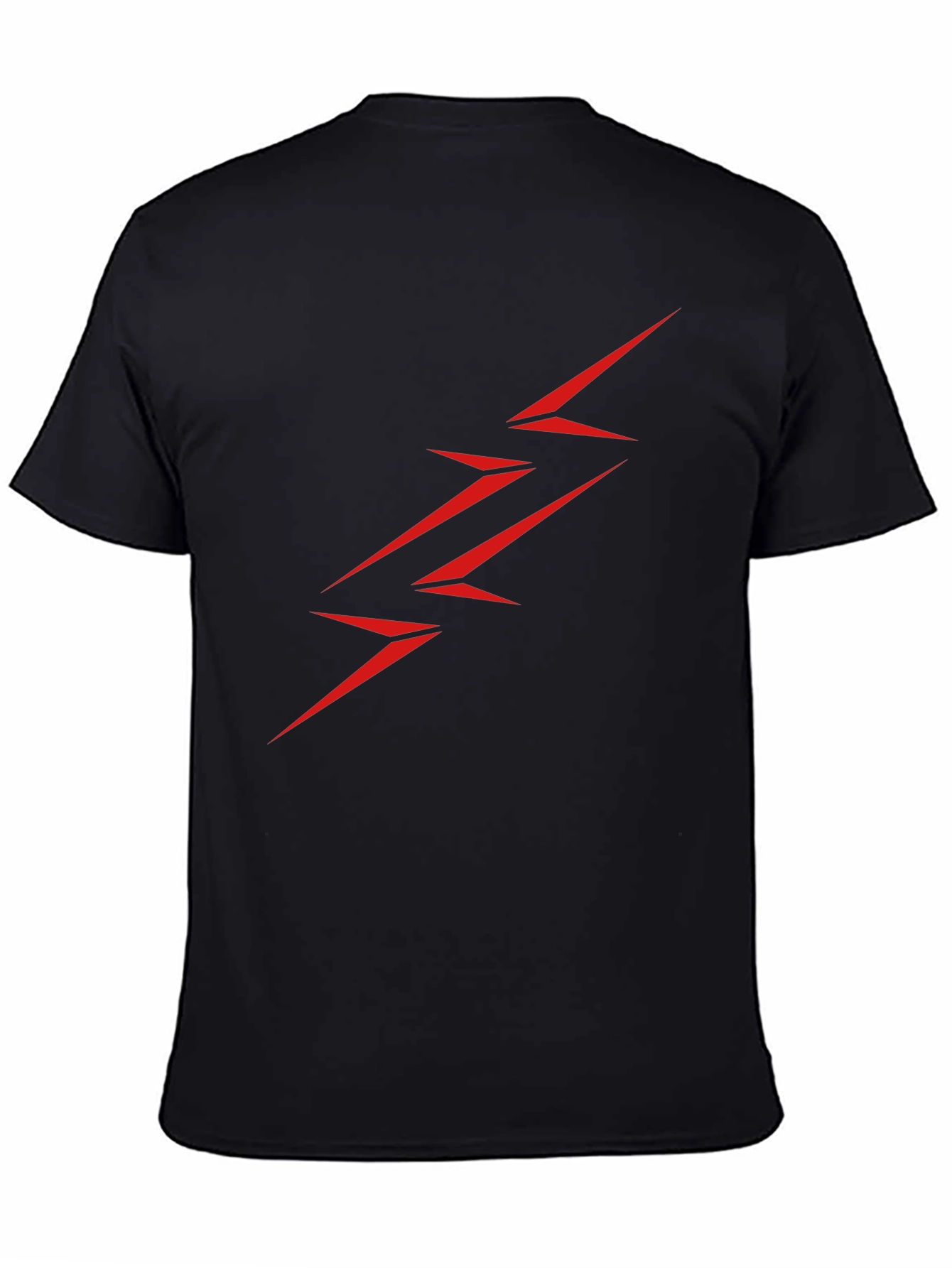 Flash Red Bolt Black Tee