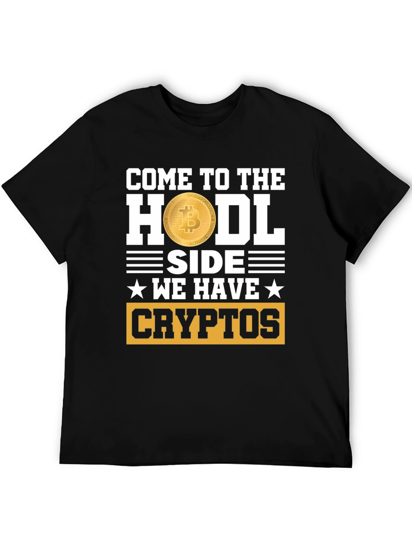 HODL Side Crypto T-Shirt