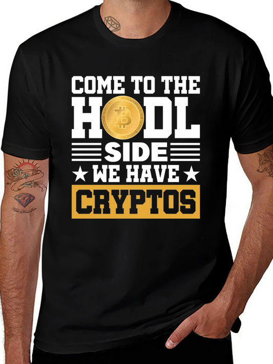 HODL Side Crypto T-Shirt