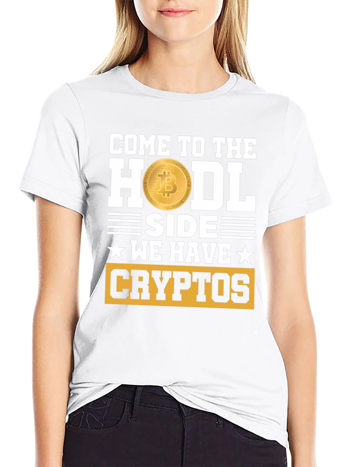 HODL Side Crypto T-Shirt
