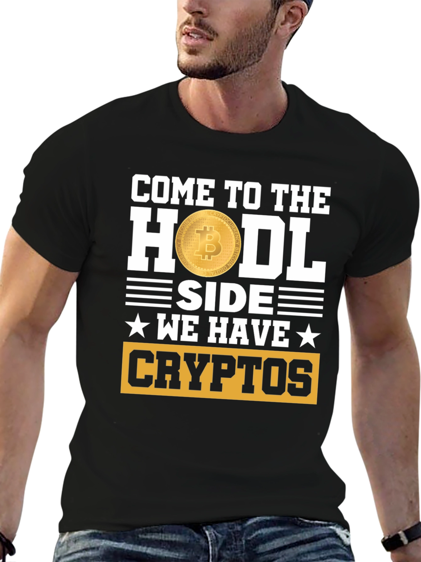 HODL Side Crypto T-Shirt