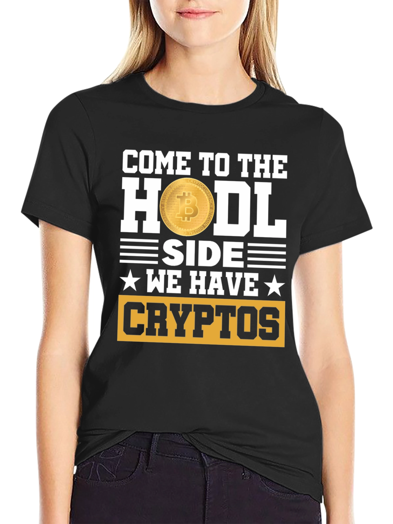 HODL Side Crypto T-Shirt