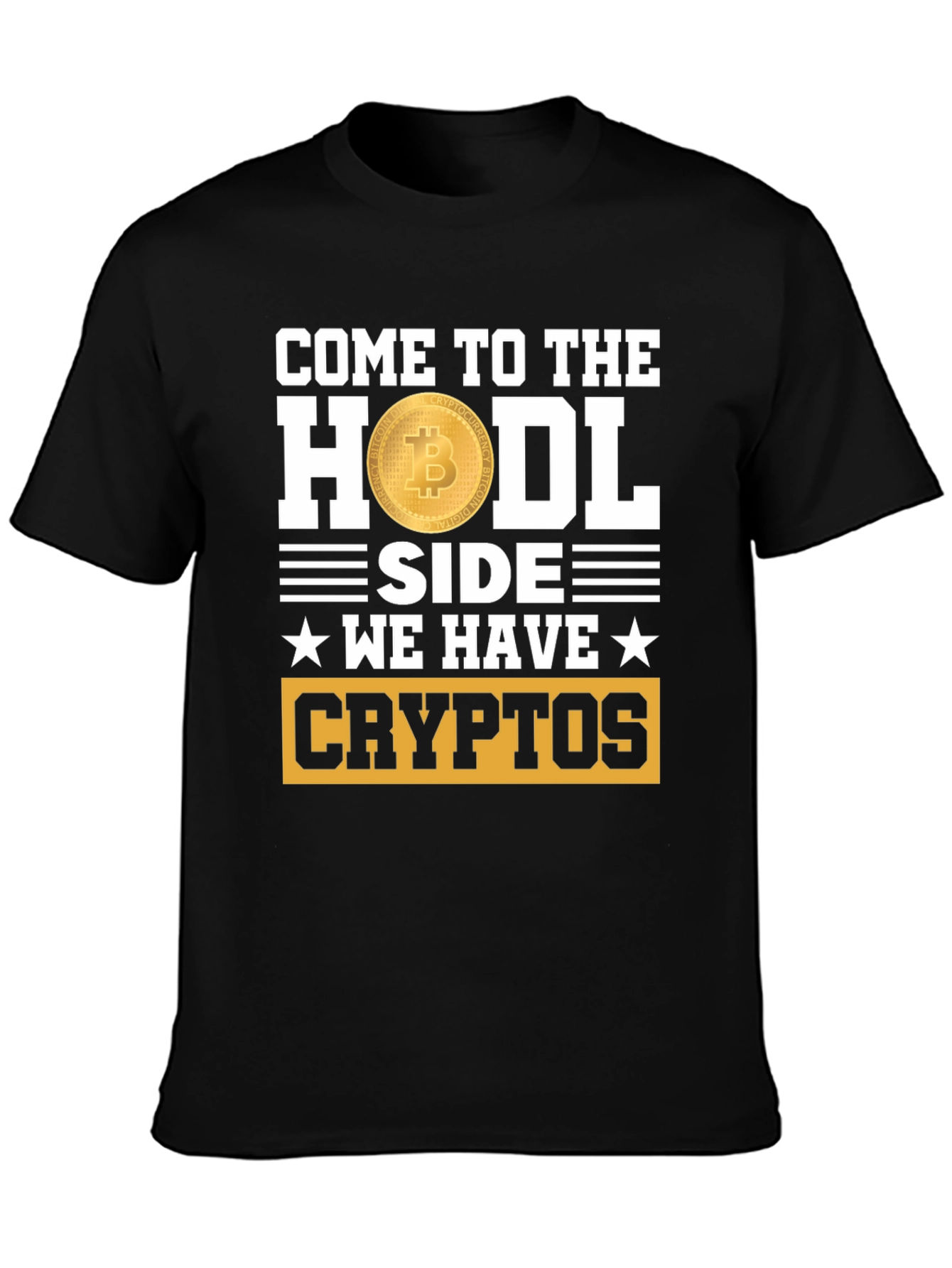 HODL Side Crypto T-Shirt