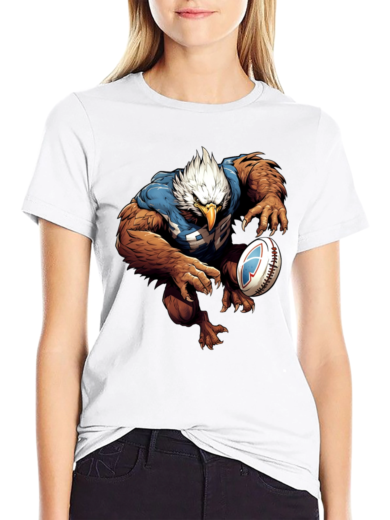 Eagle Rugby T-Shirt - Unique Graphic Tee