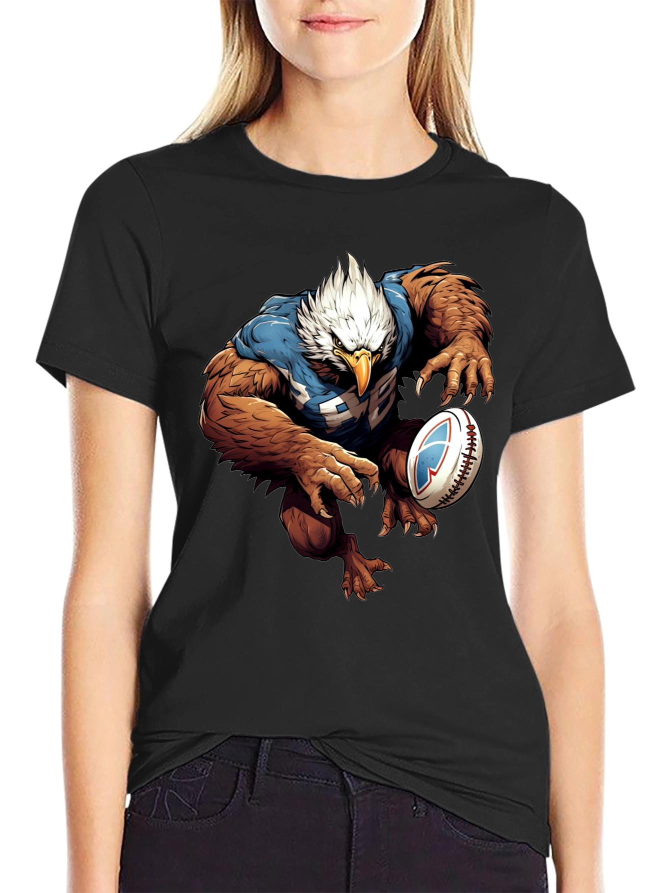 Eagle Rugby T-Shirt - Unique Graphic Tee