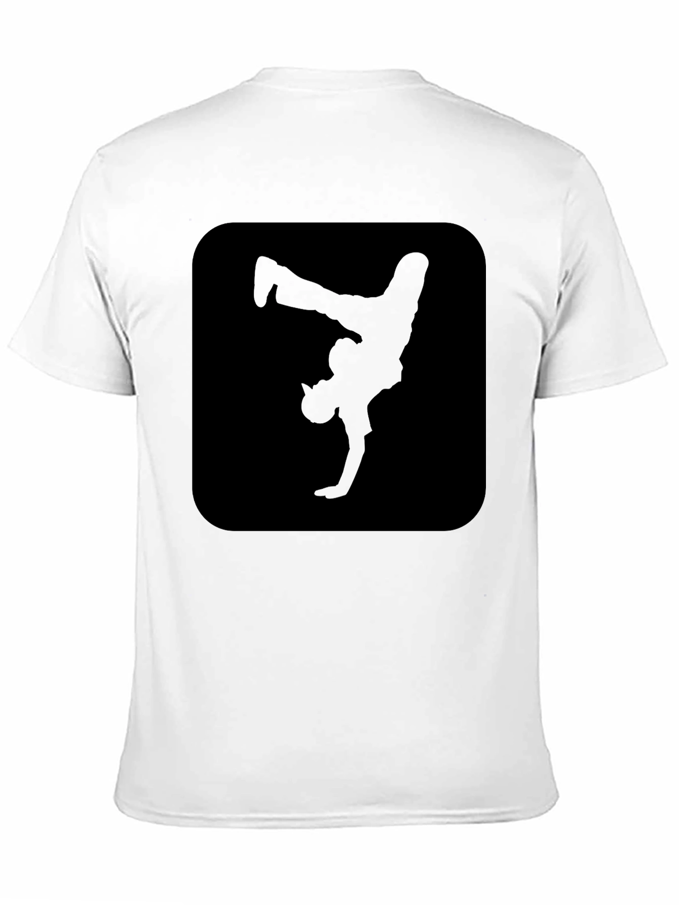 Cool Black Breakdance Graphic Tee Shirt