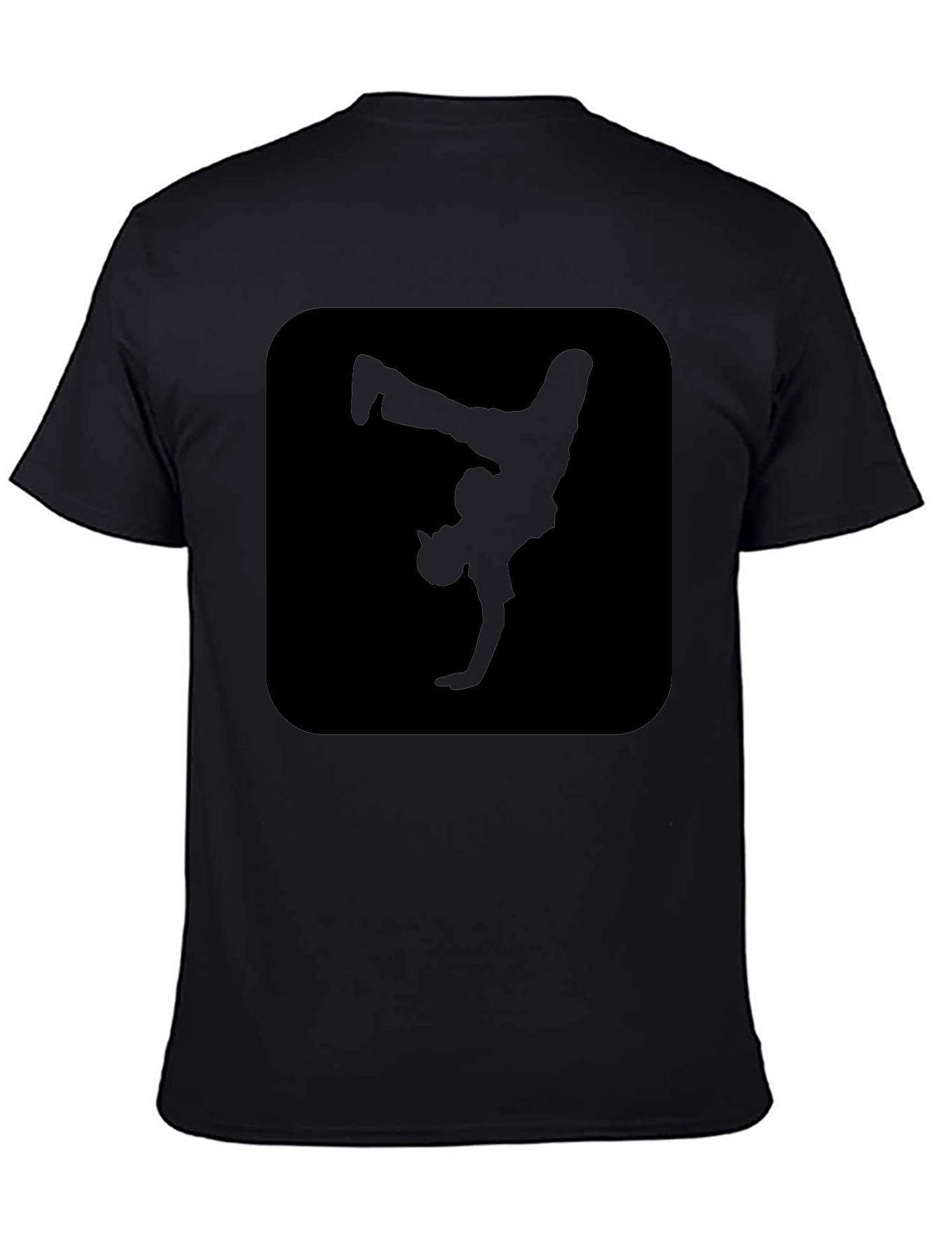 Cool Black Breakdance Graphic Tee Shirt