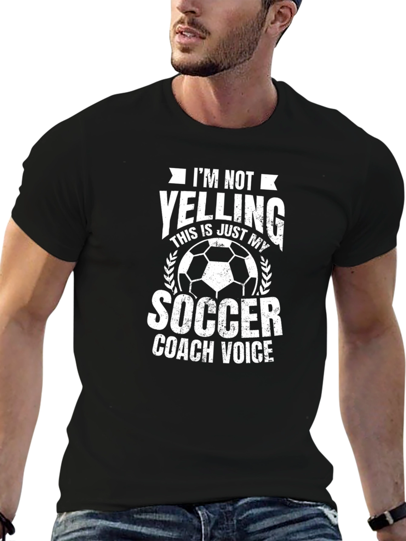 Soccer Coach Voice Graphic T-Shirt