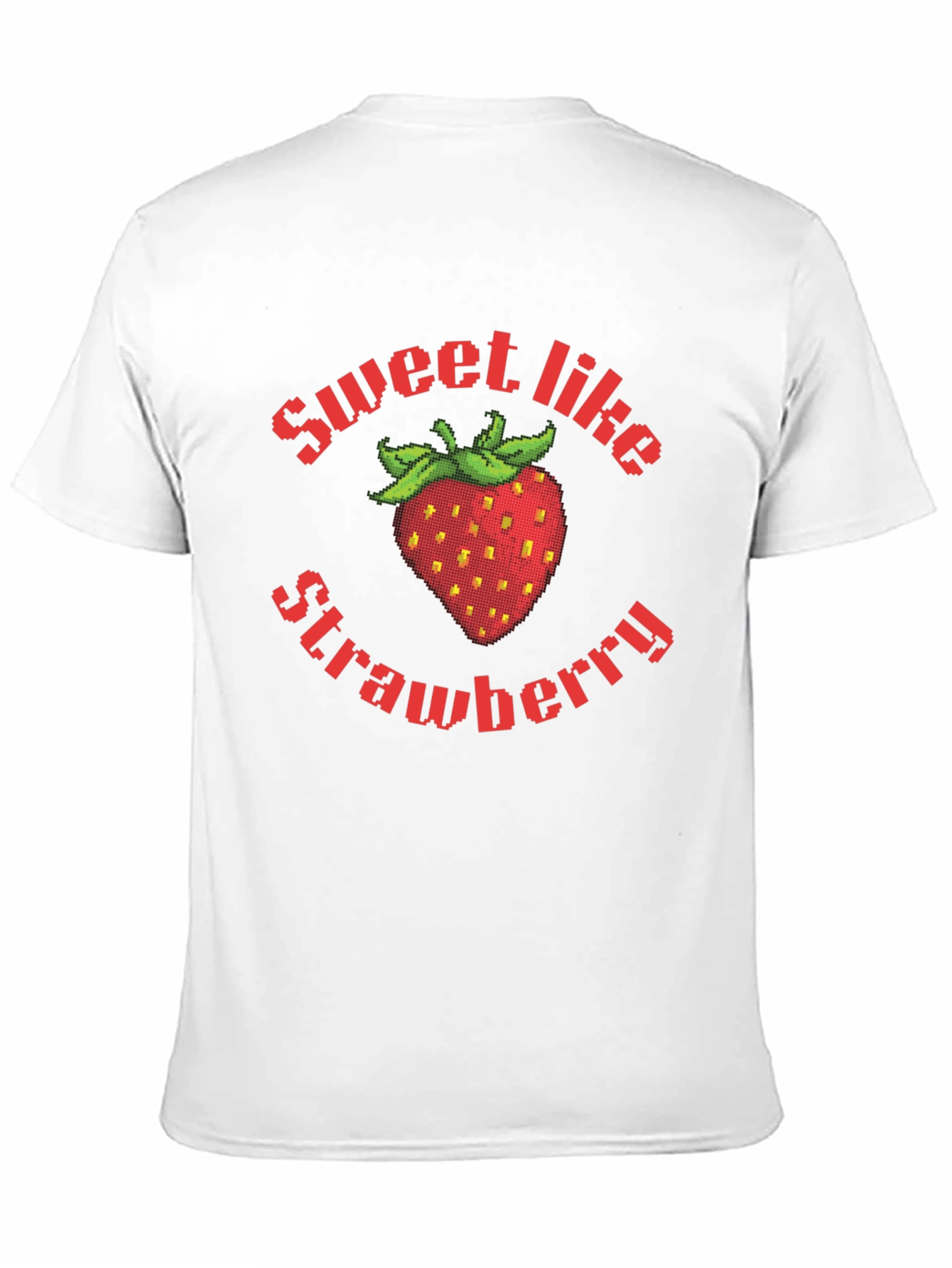 Sweet Strawberry Graphic T-Shirt - Unique Fruit Design