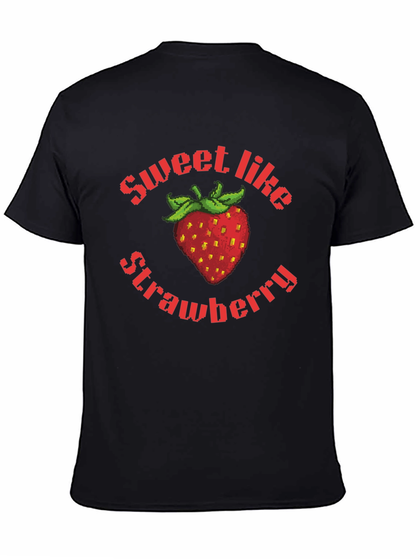 Sweet Strawberry Graphic T-Shirt - Unique Fruit Design