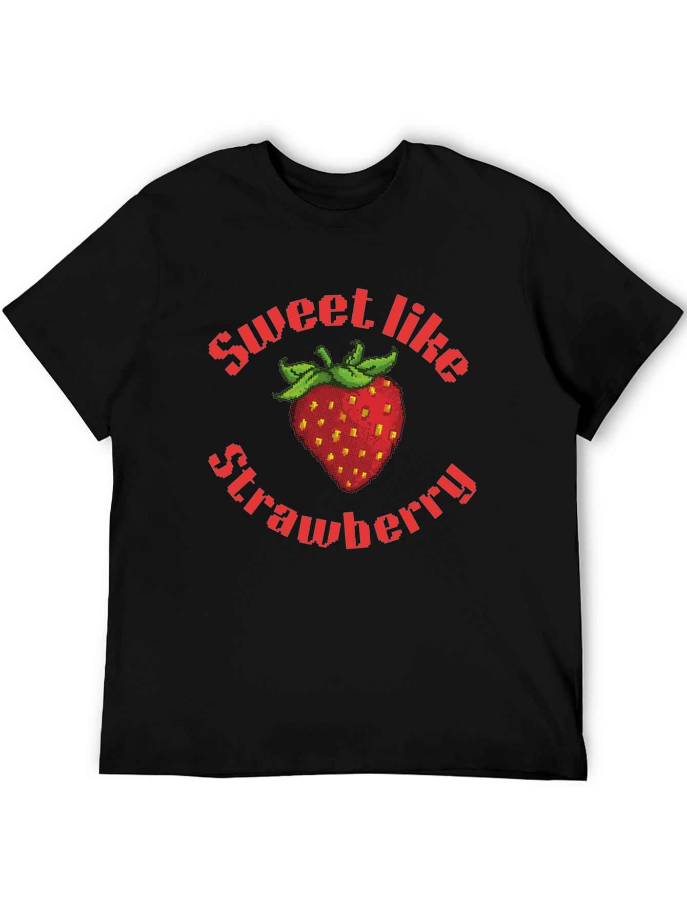Sweet Strawberry Graphic T-Shirt - Unique Fruit Design
