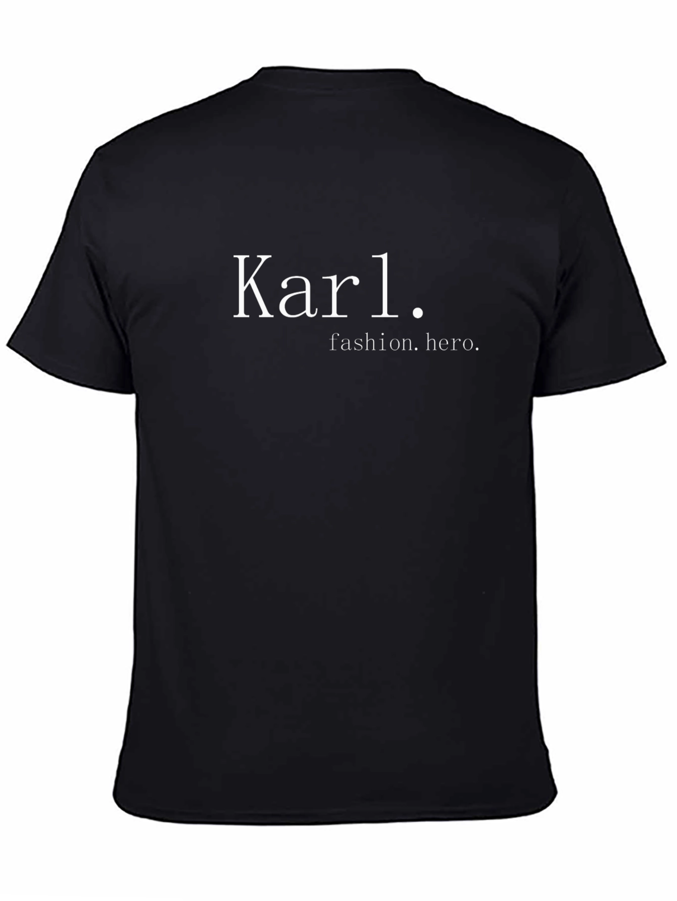 Karl Fashion Hero Graphic Tee - Black