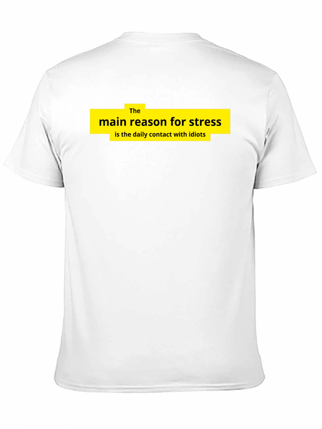 Stress Reason Graphic T-Shirt - Black Cotton Tee