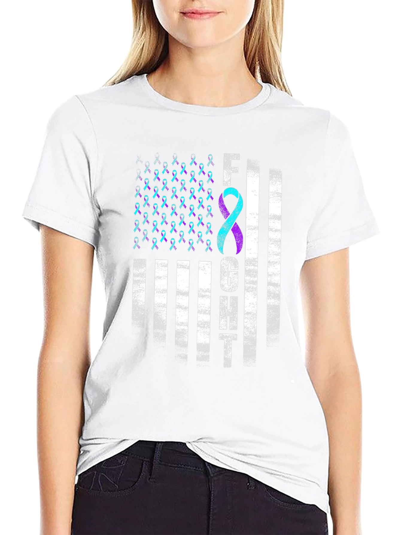 Semicolon Suicide Awareness T-Shirt - Fight Depression
