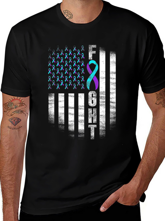 Semicolon Suicide Awareness T-Shirt - Fight Depression