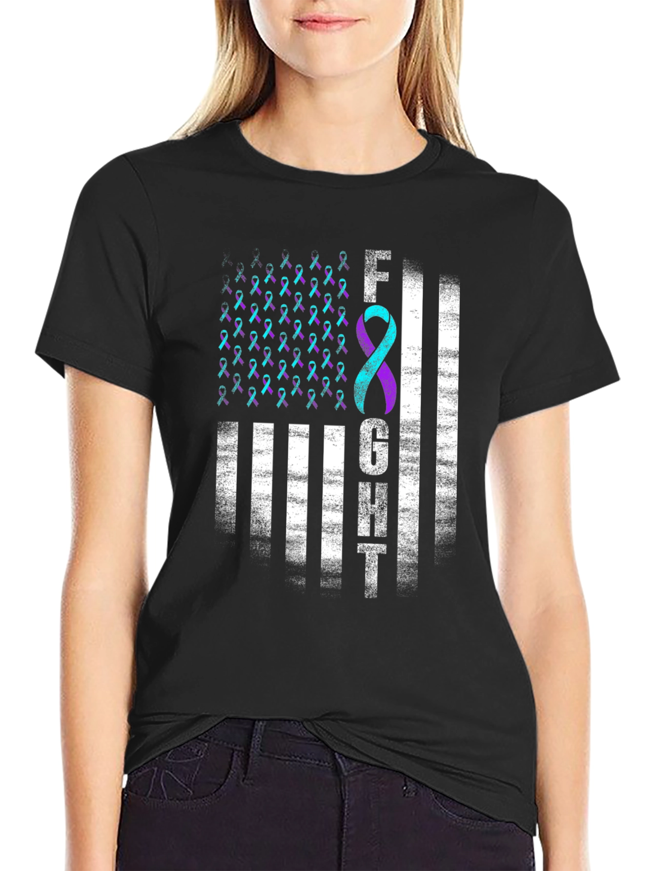 Semicolon Suicide Awareness T-Shirt - Fight Depression
