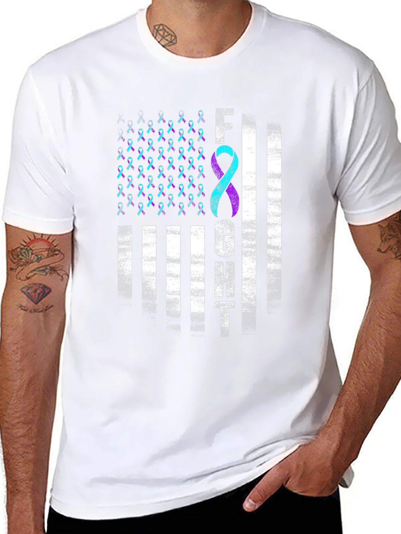 Semicolon Suicide Awareness T-Shirt - Fight Depression
