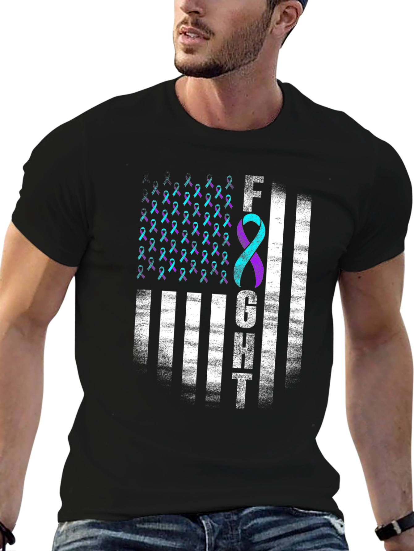 Semicolon Suicide Awareness T-Shirt - Fight Depression