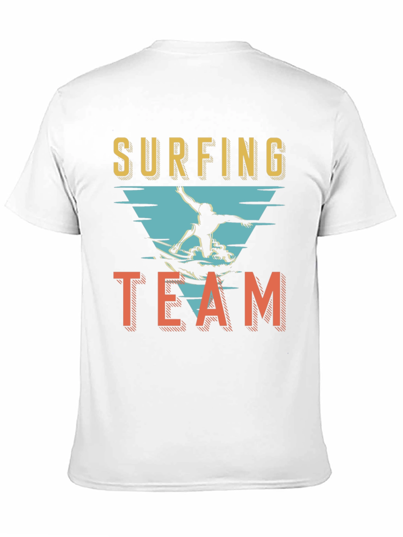 Surfing Team Graphic T-Shirt - Black