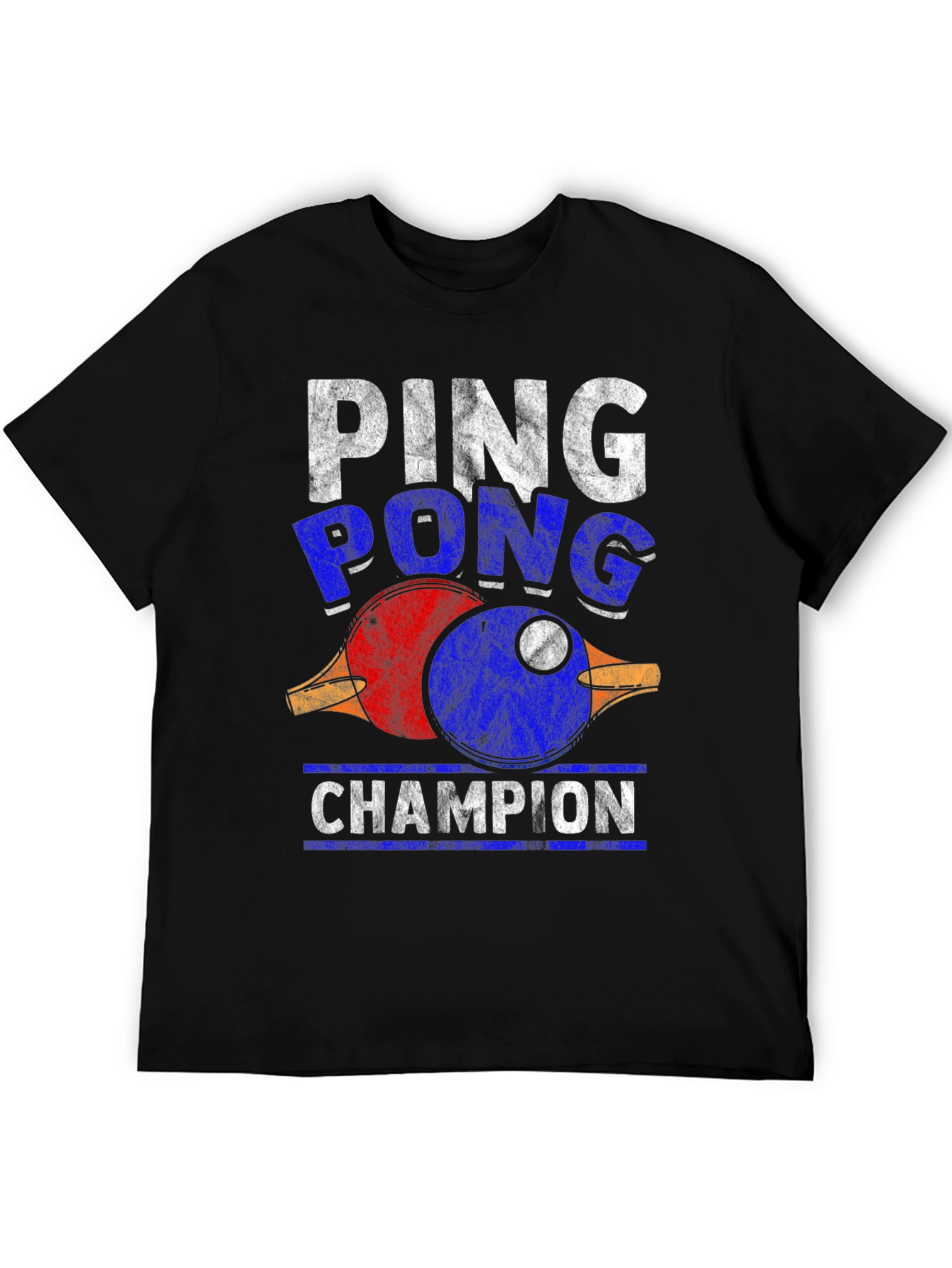 Ping Pong Champion T-Shirt - Novelty Graphic Tee