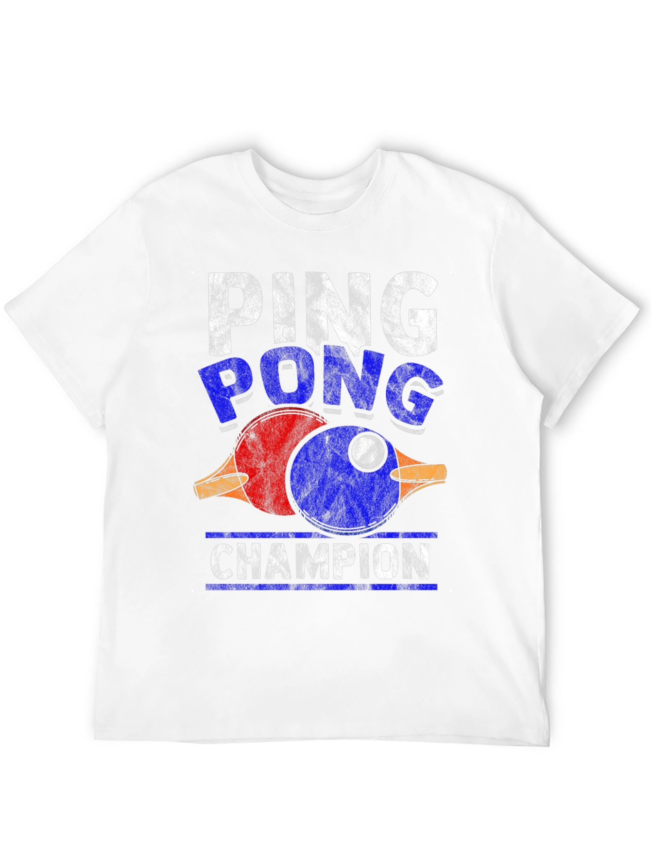 Ping Pong Champion T-Shirt - Novelty Graphic Tee