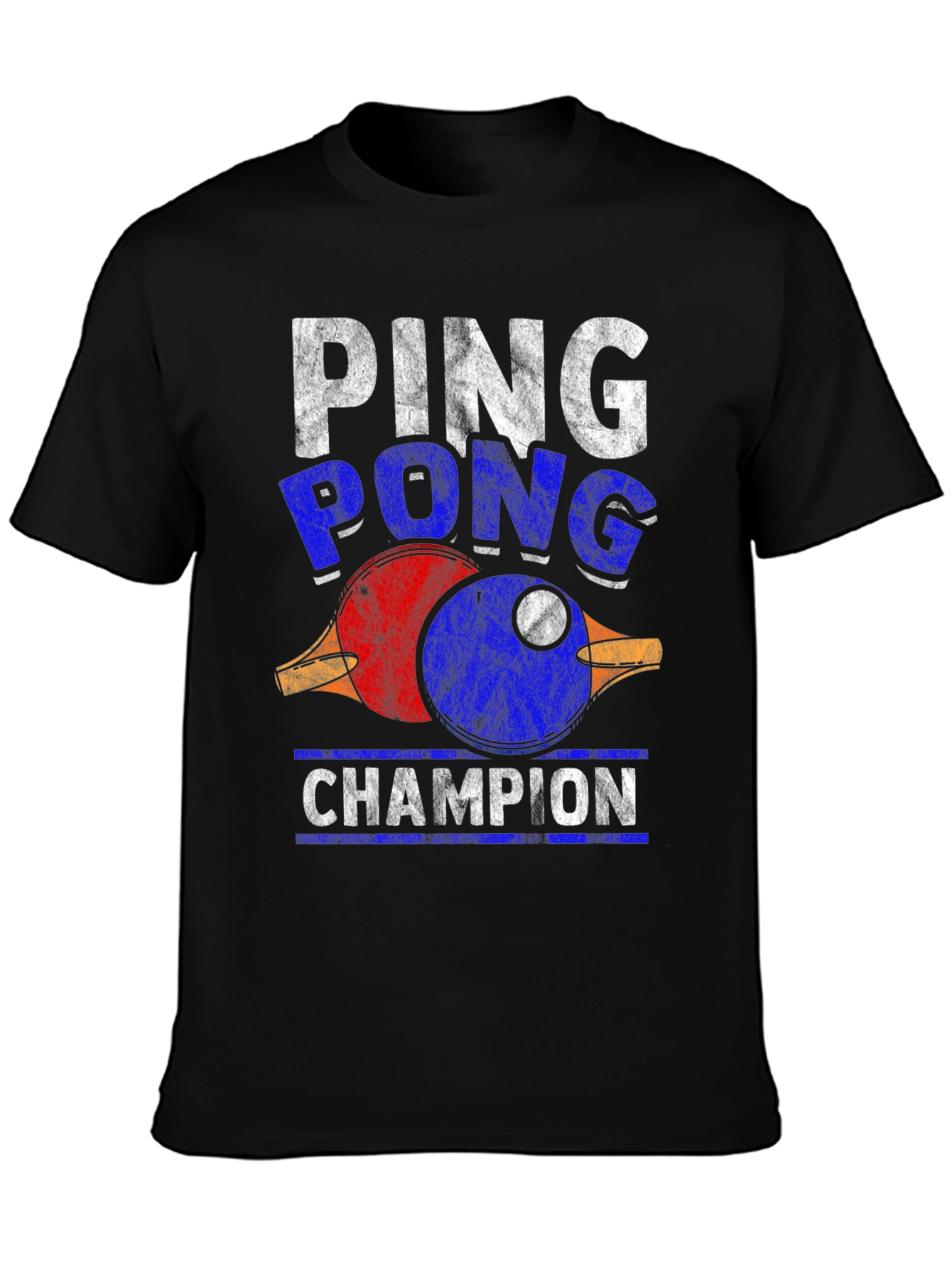 Ping Pong Champion T-Shirt - Novelty Graphic Tee