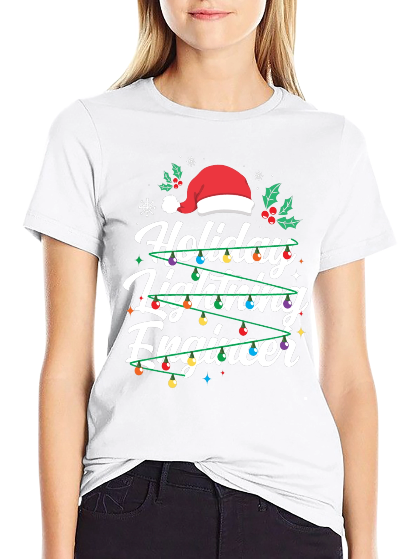 Holiday Lighting Engineer Christmas T-Shirt