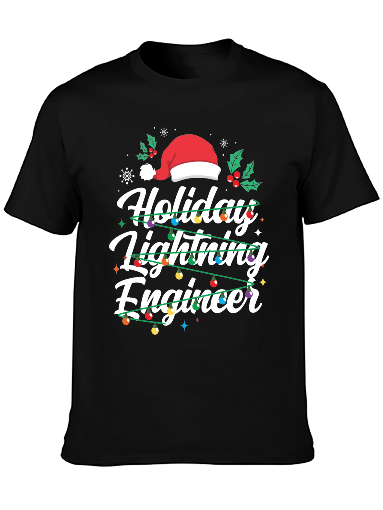 Holiday Lighting Engineer Christmas T-Shirt
