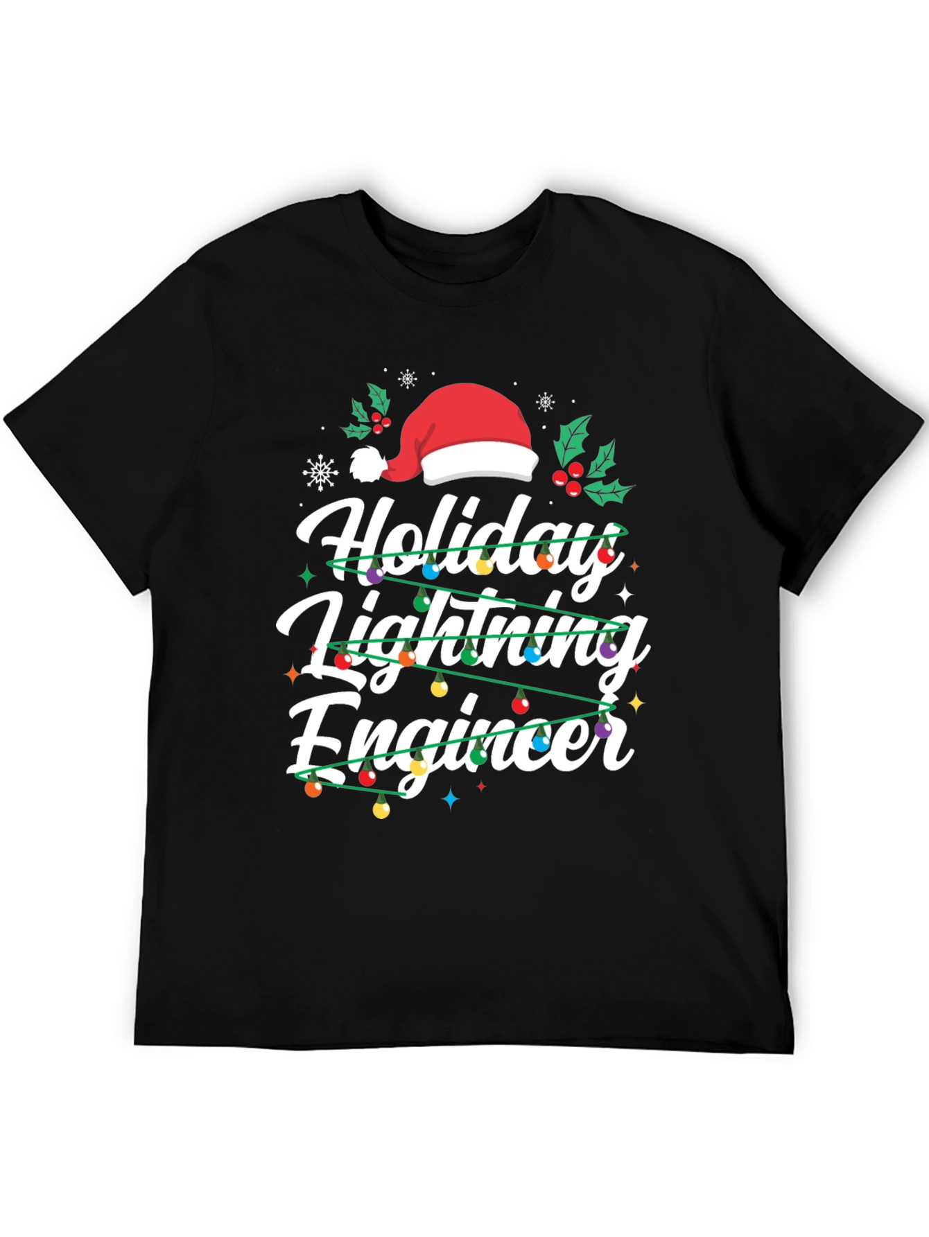 Holiday Lighting Engineer Christmas T-Shirt