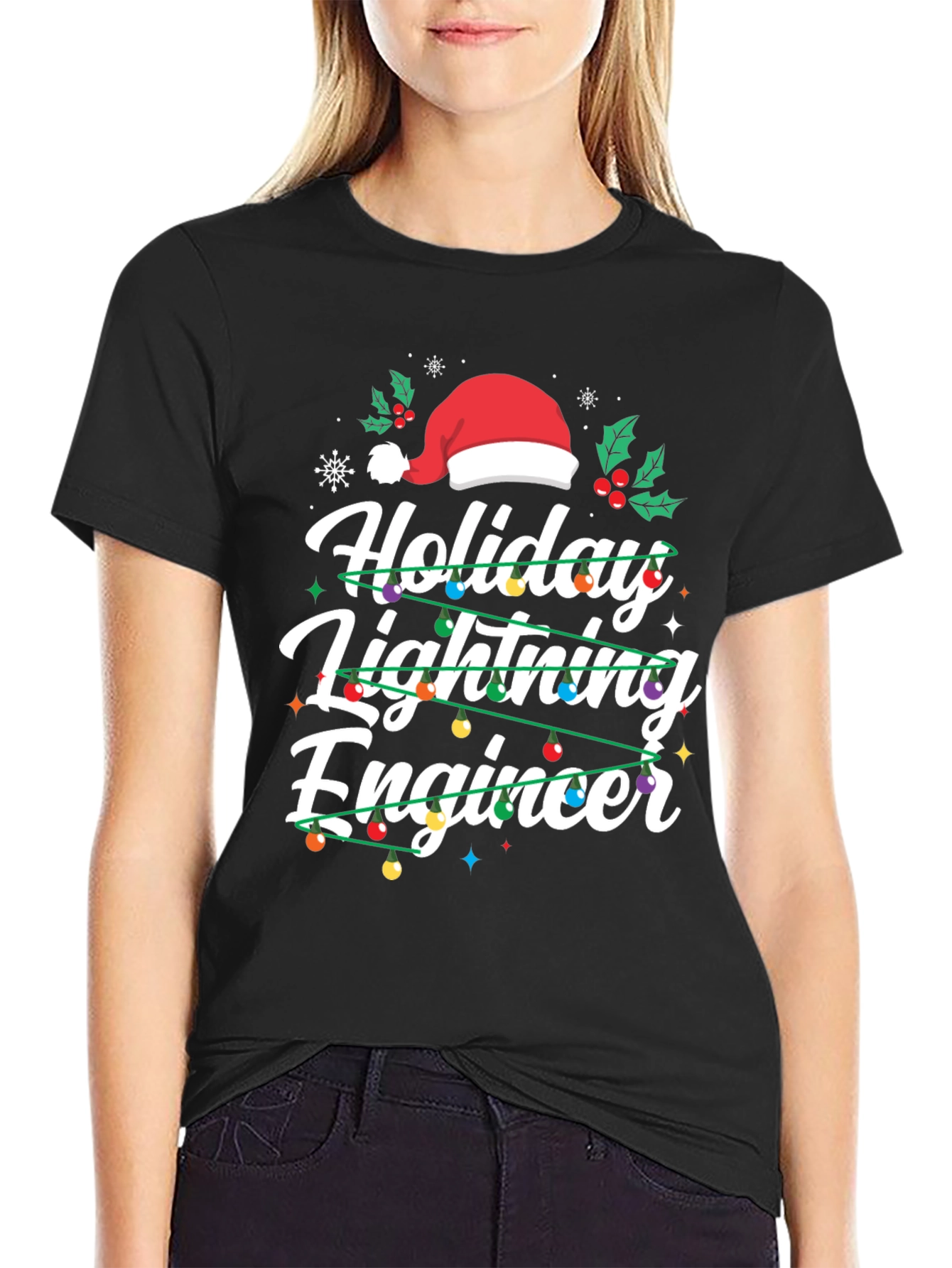 Holiday Lighting Engineer Christmas T-Shirt