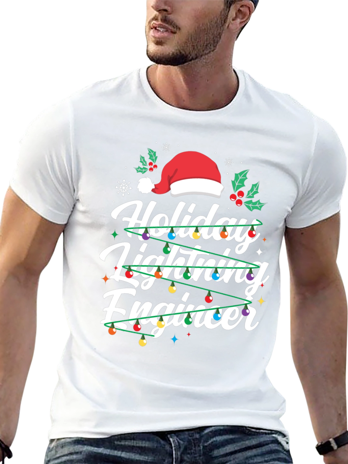 Holiday Lighting Engineer Christmas T-Shirt