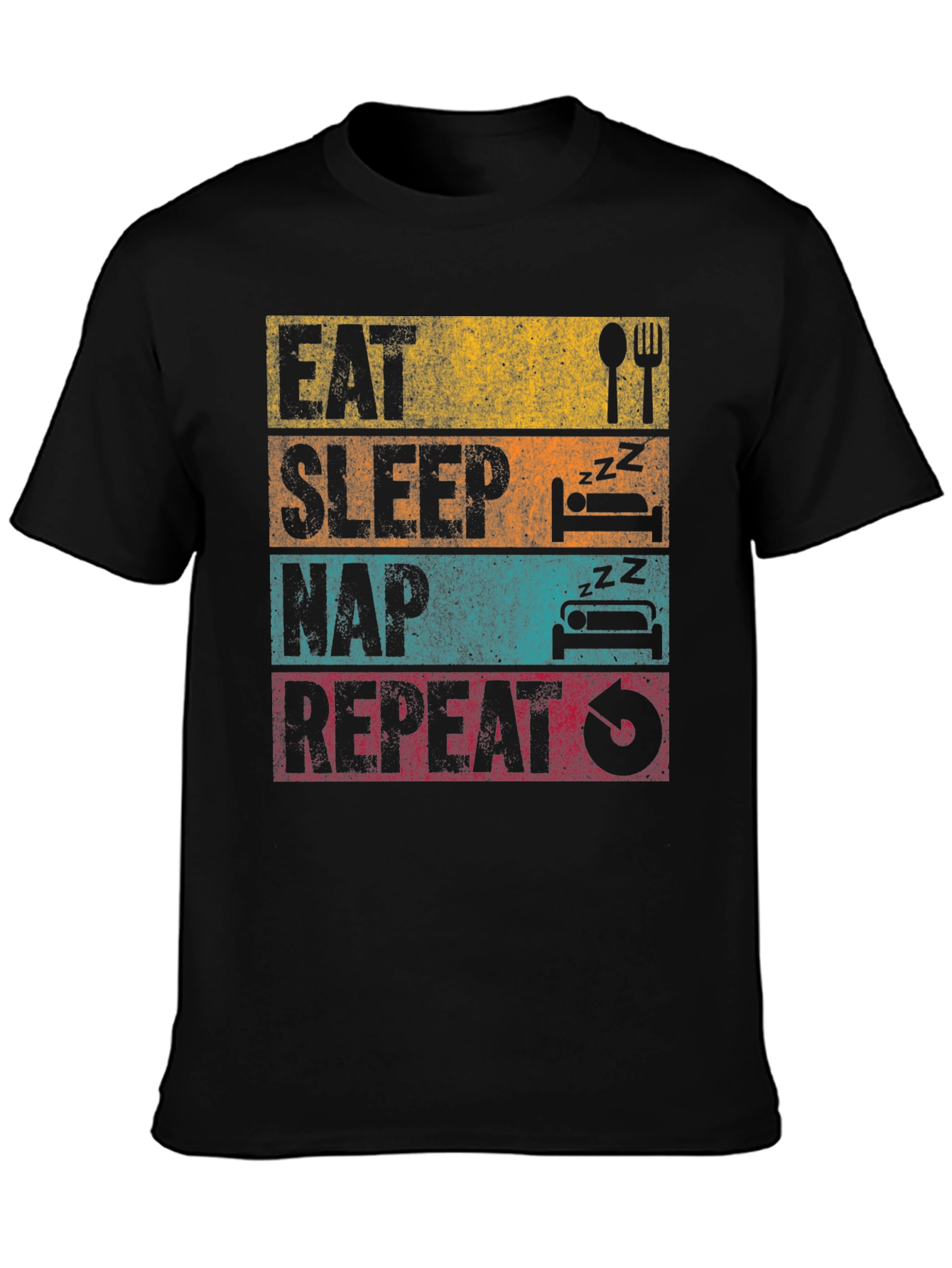 Eat Sleep Nap Repeat Graphic Tee