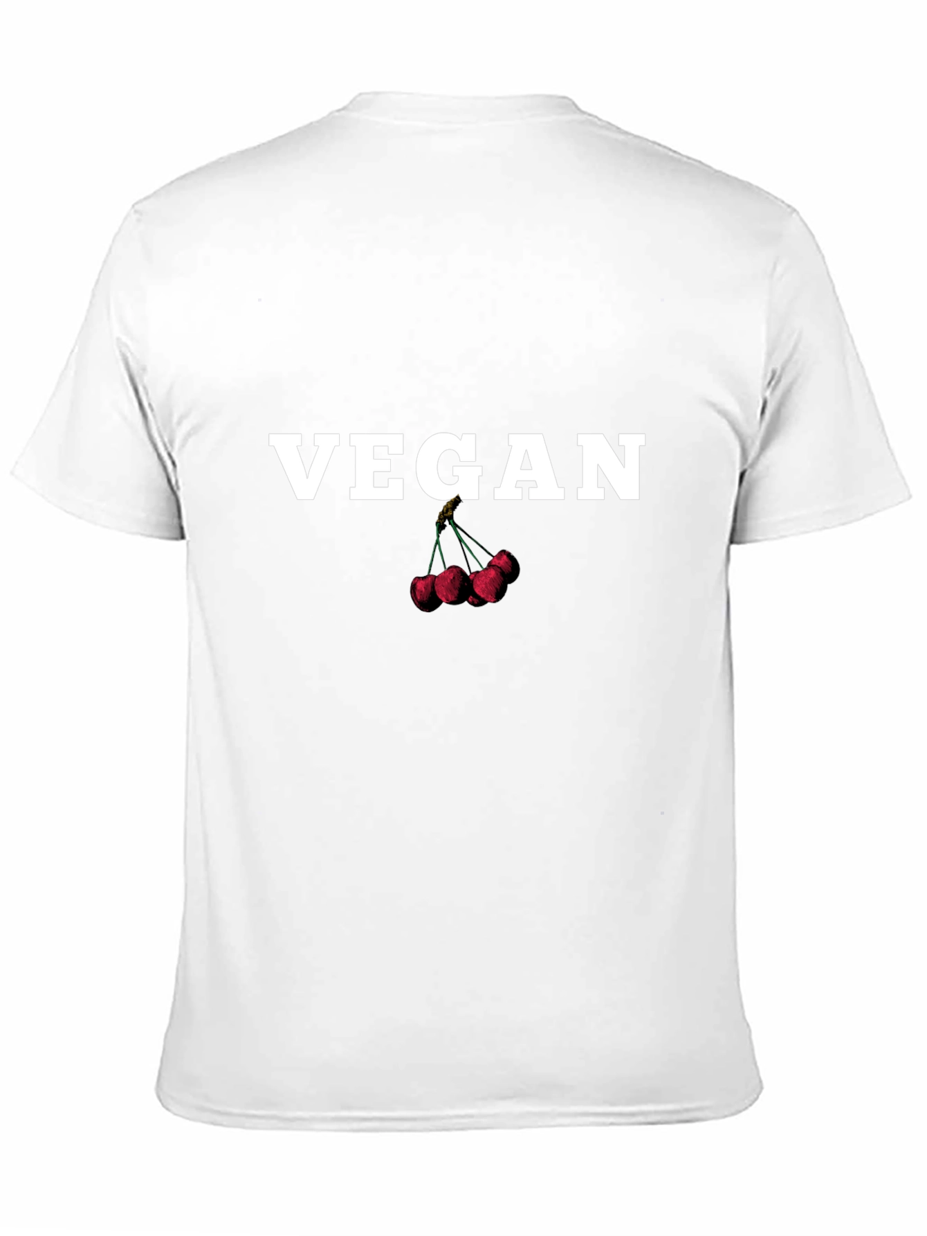 Vegan Cherry Graphic T-Shirt
