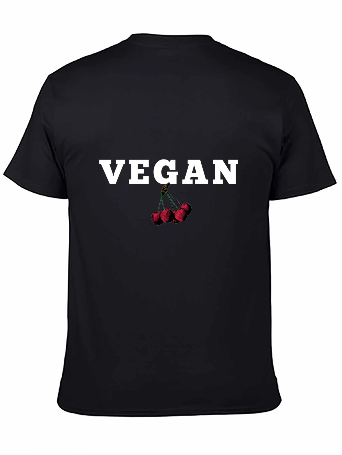 Vegan Cherry Graphic T-Shirt