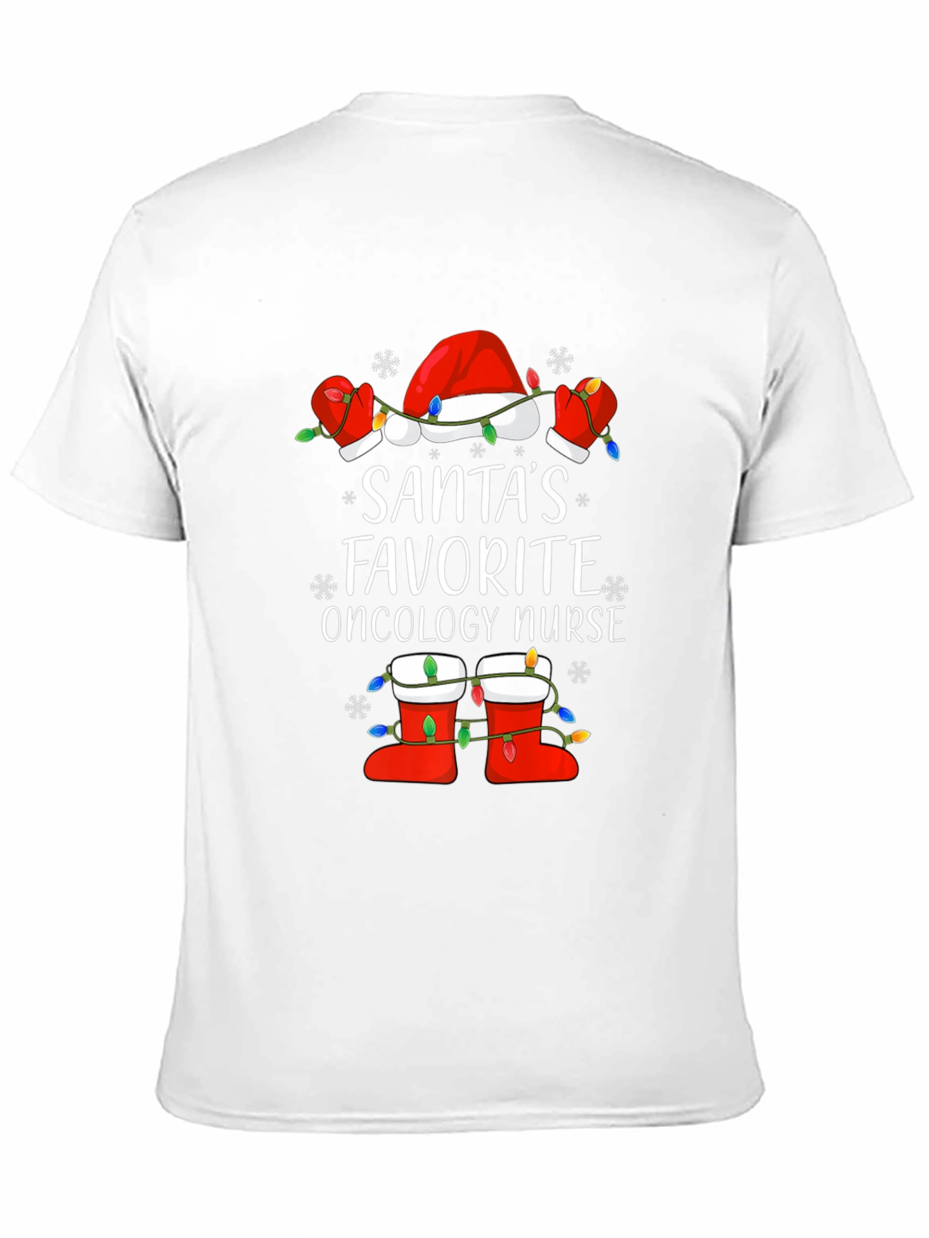Santas Favorite Oncology Nurse Christmas T-Shirt