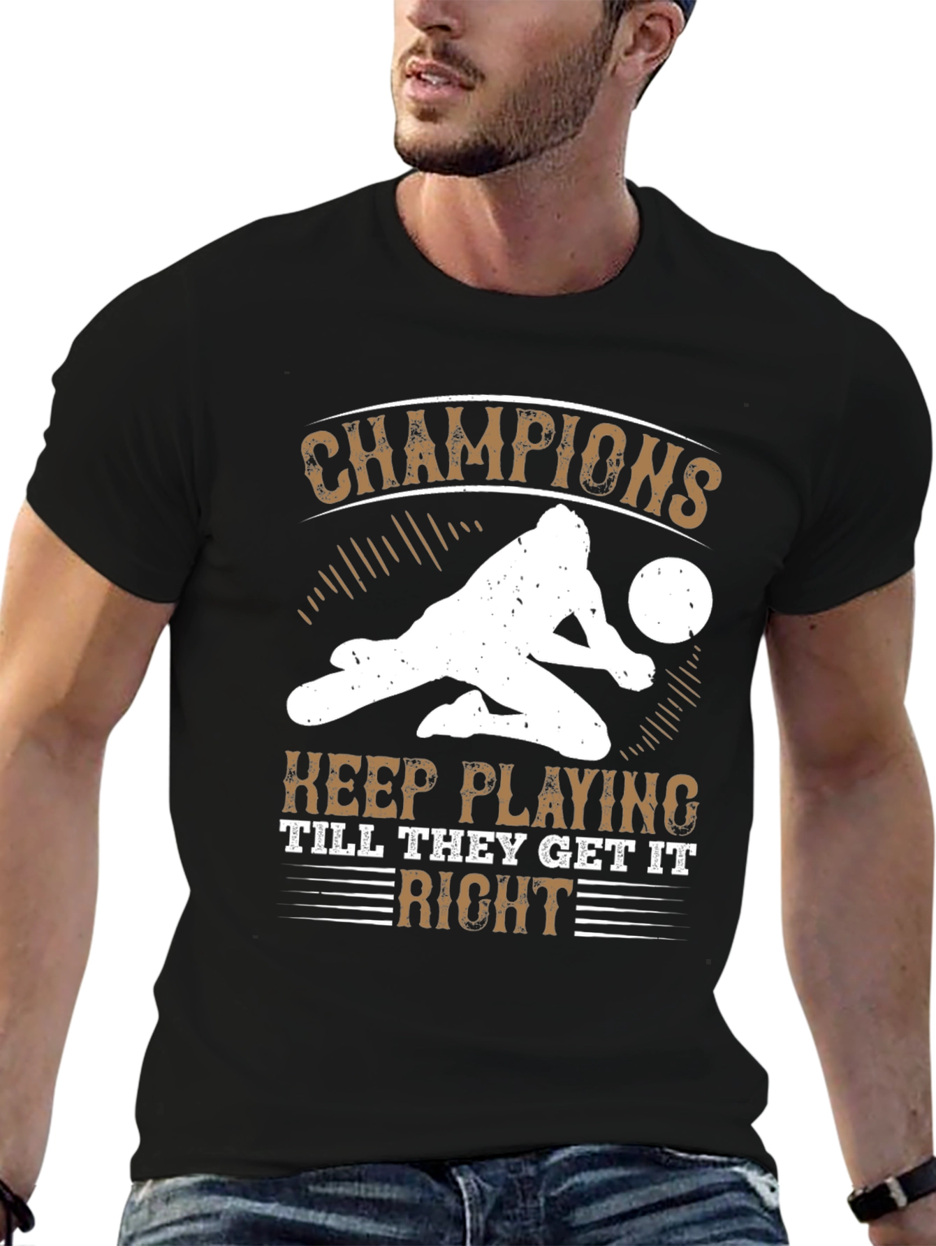 Champions Volleyball Graphic T-Shirt