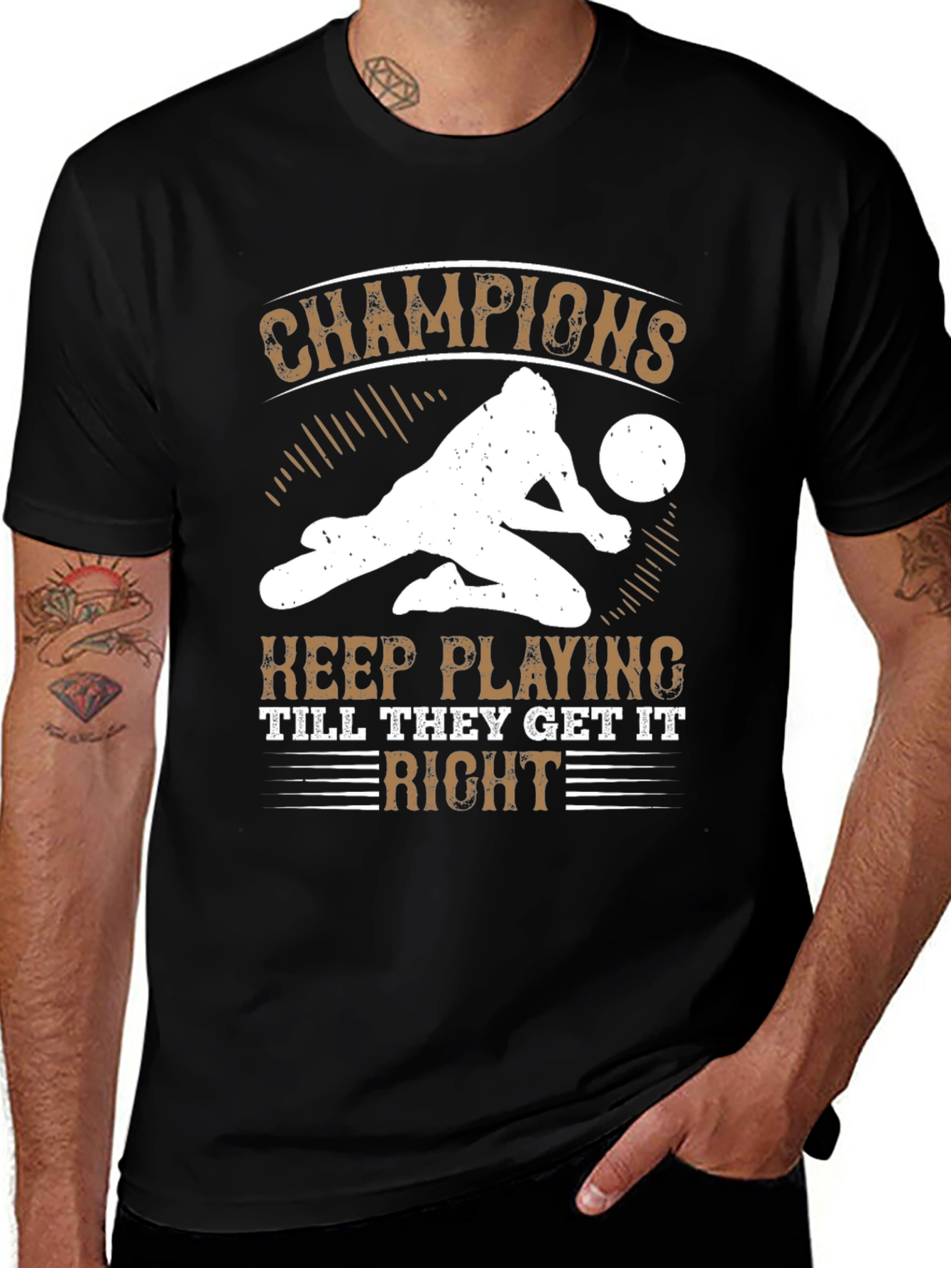 Champions Volleyball Graphic T-Shirt