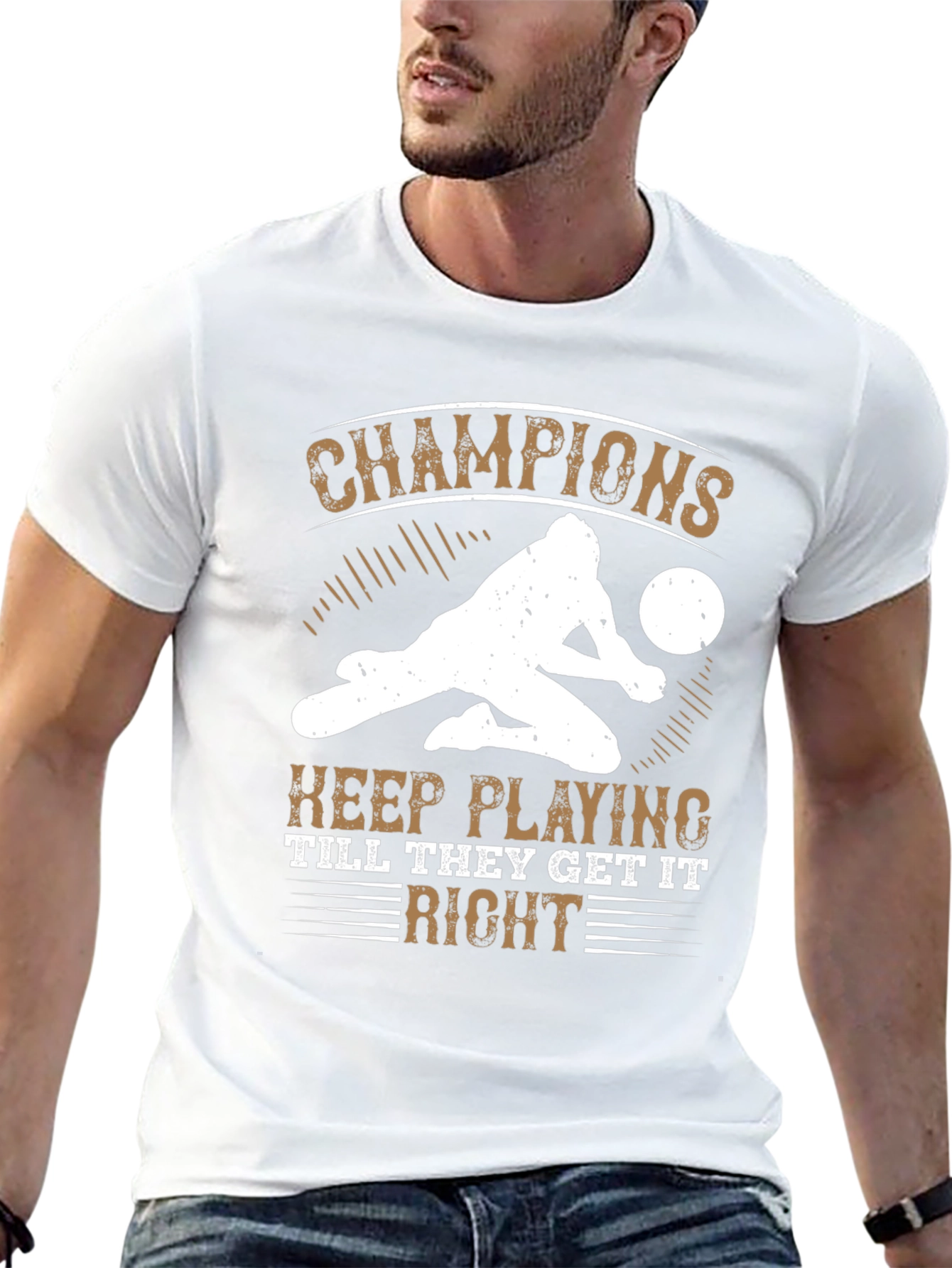 Champions Volleyball Graphic T-Shirt