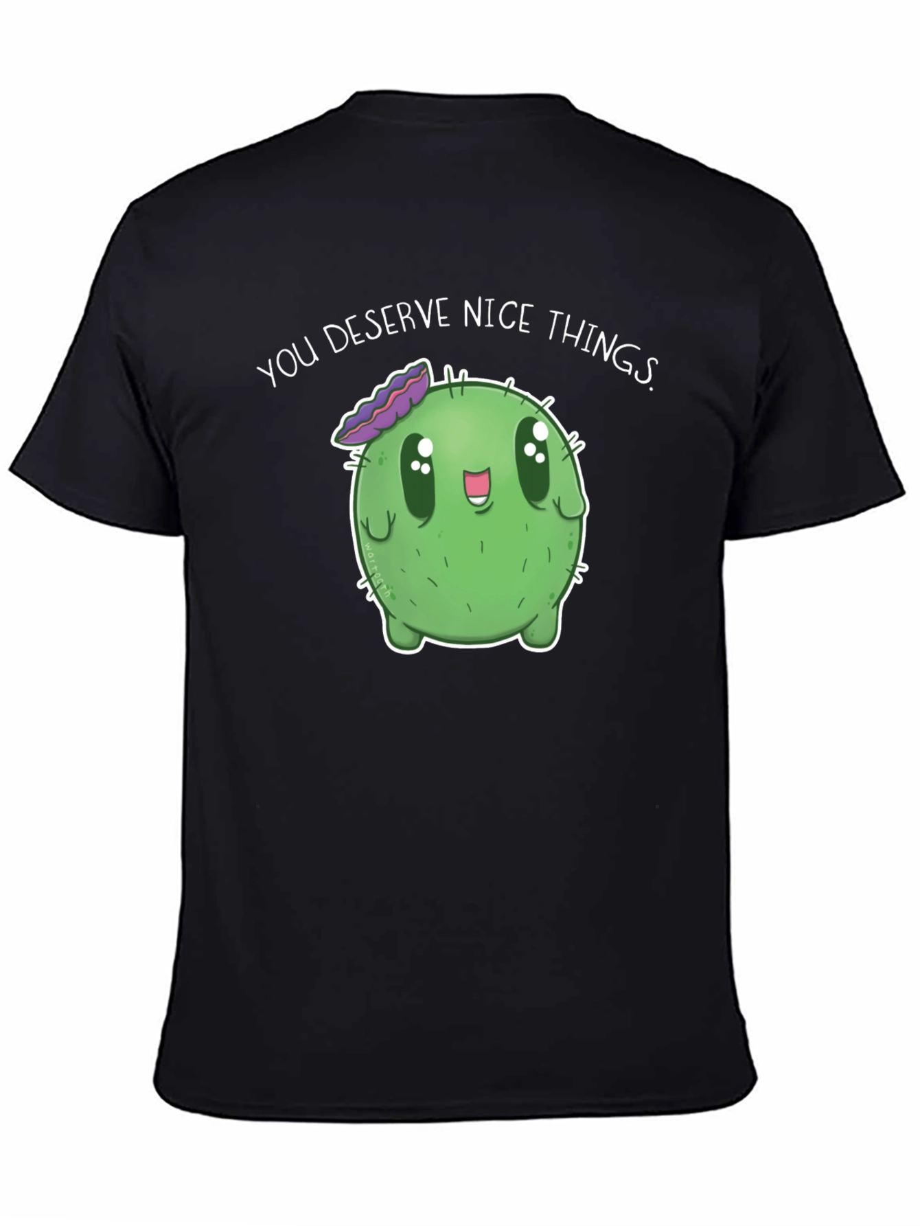 Cute Cactus Tee - You Deserve Nice Things