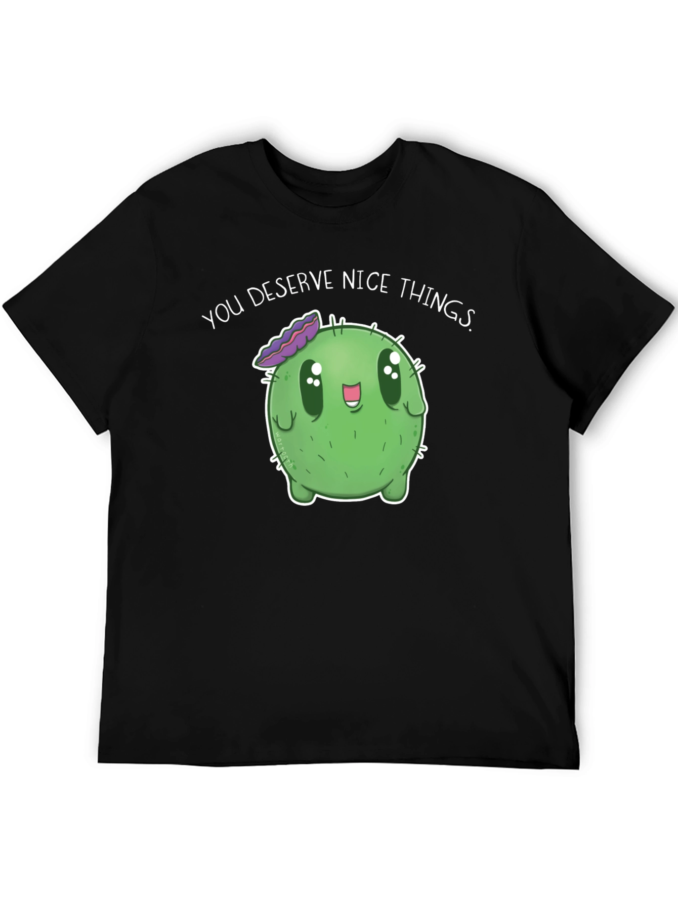 Cute Cactus Tee - You Deserve Nice Things