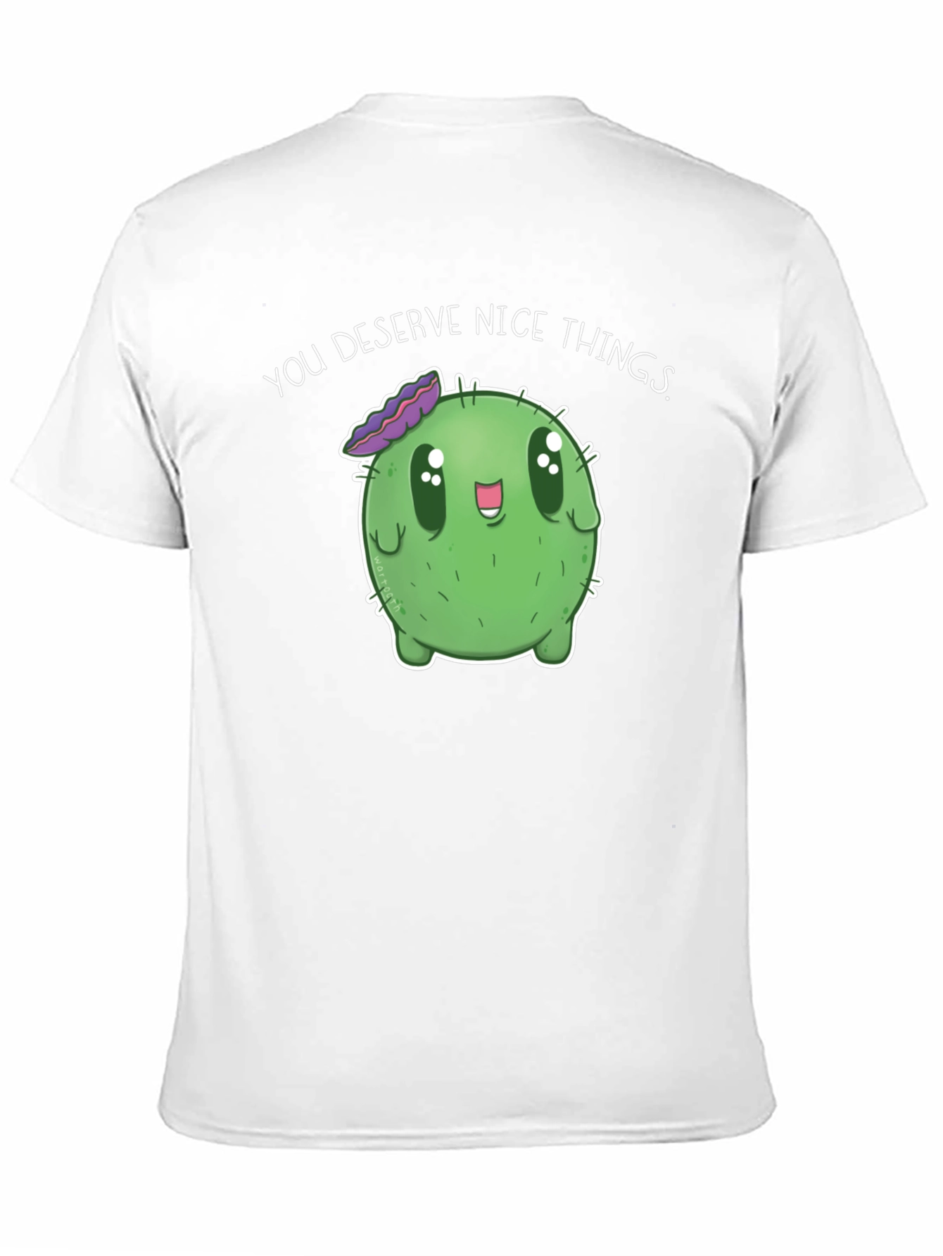Cute Cactus Tee - You Deserve Nice Things