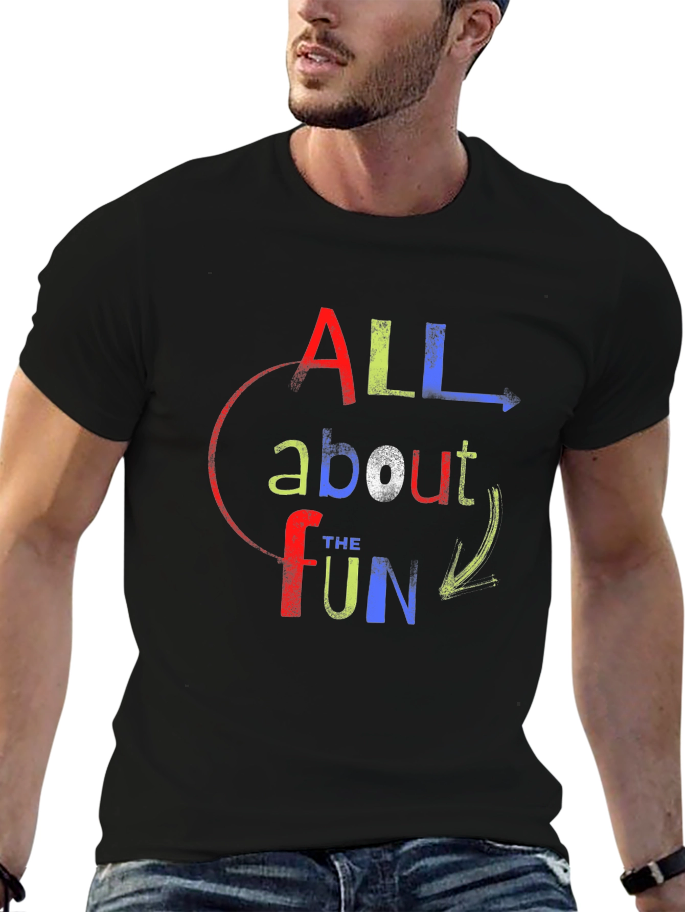 All About the Fun Graphic T-Shirt