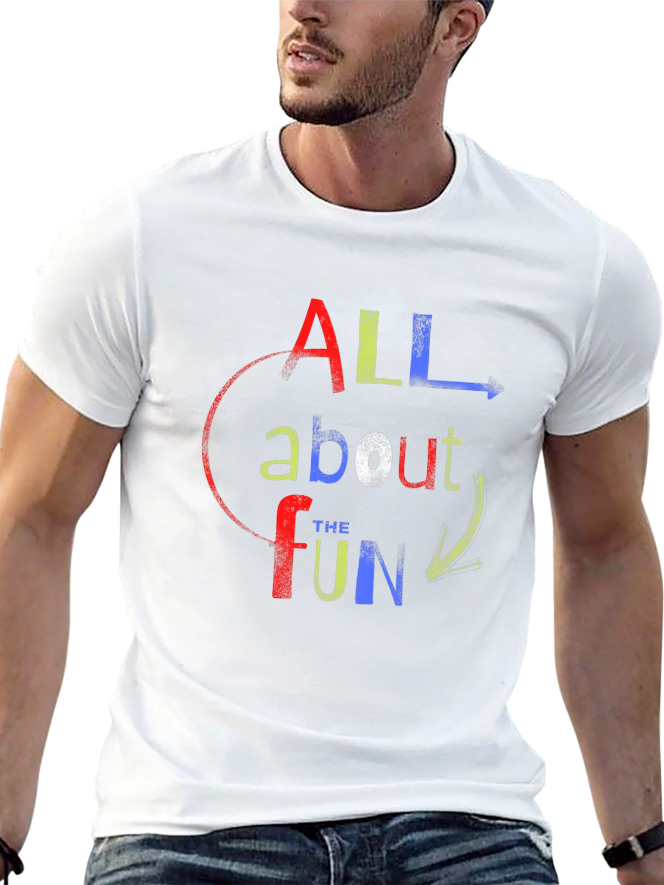 All About the Fun Graphic T-Shirt